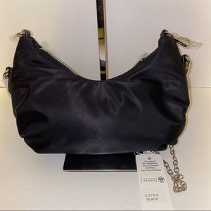 Urban Expressions PETA Approved Vegan Black Bag with silver chain 🆕